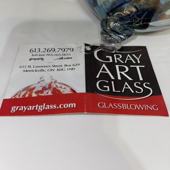 Tree of Life Glass Ball by‎ Gray Art Glass - Picture 7 of 7